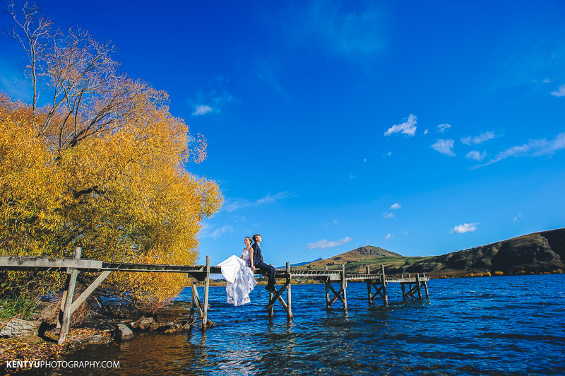 New Zealand Queenstown and Lake Tekapo Autumn Pre-wedding