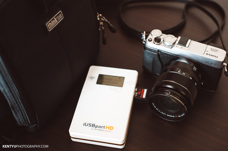 A travel tip on Photo backup with Sanho iUSBport HD portable wireless hard drive