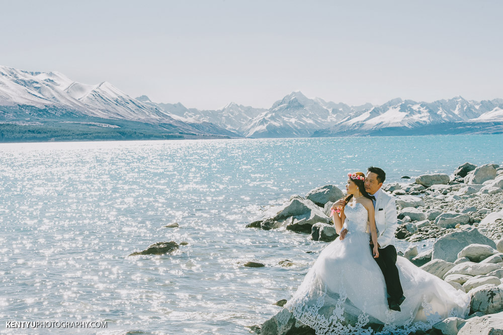 New Zealand Pre-Wedding | South Island Surreal Landscape| Mae & Aun