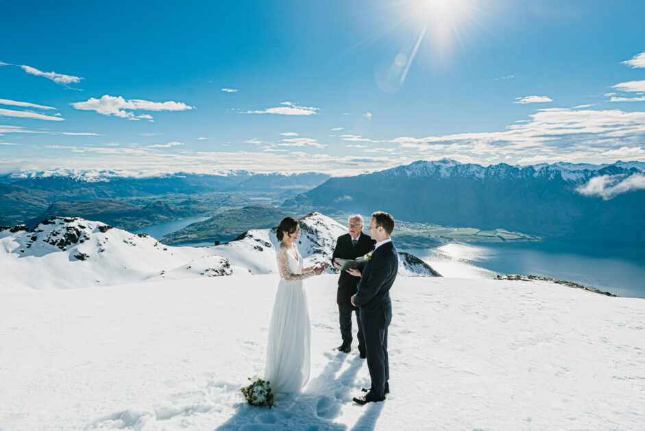 New Zealand Mountain Wedding – Heli Elopement